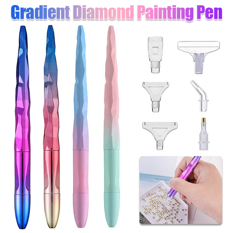 Resin Art Gift - Gradient Diamond Painting Pen Set with
