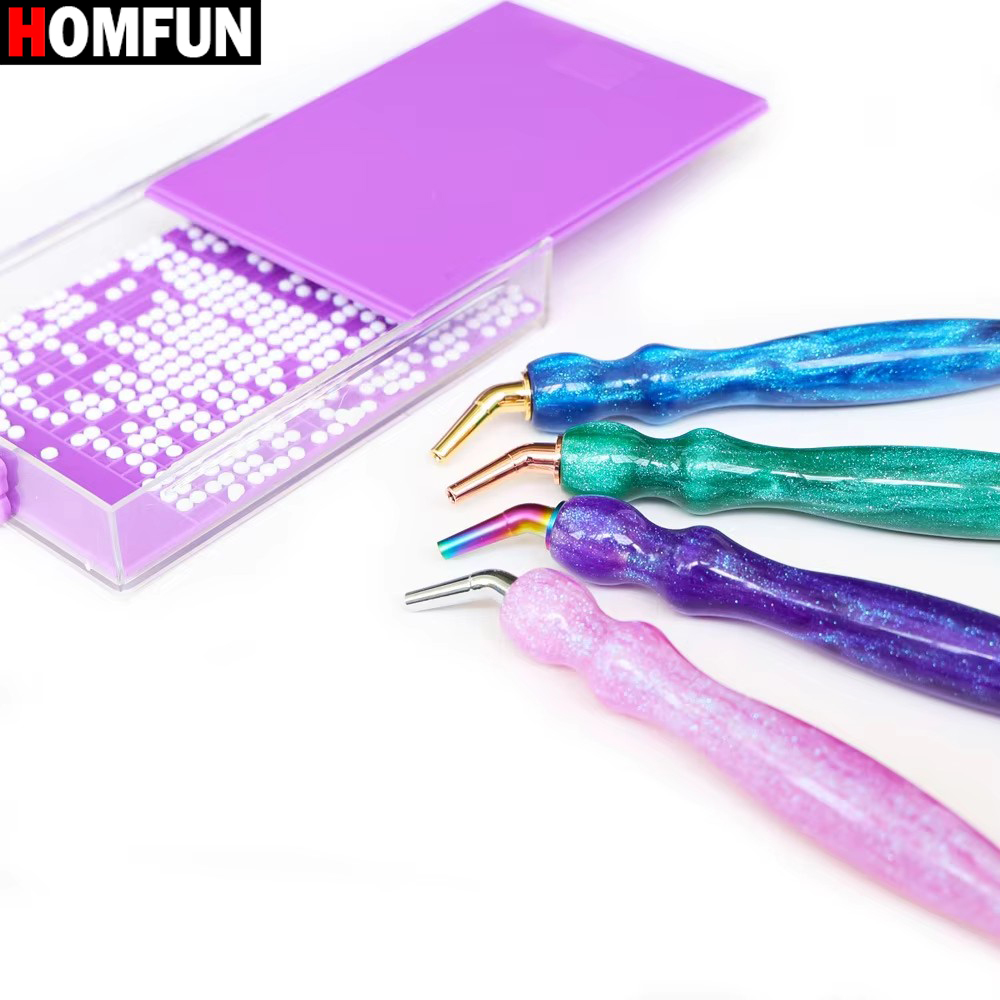 Resin Art Purple - HOMFUN 5D Diamond Painting Pen Set