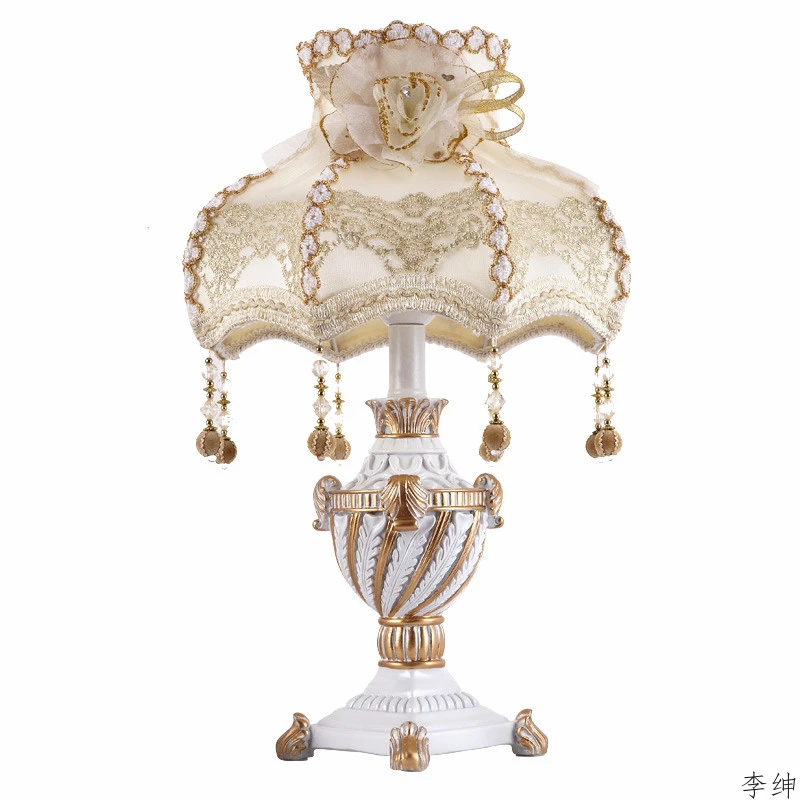 Resin Art Floor - Nordic Princess Vintage Table Lamp Lamparas