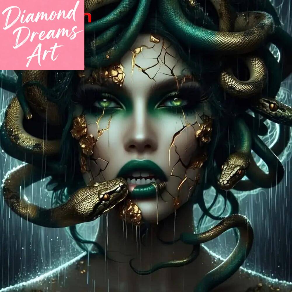 Resin Art For Beginners - Frameless, Diamond Mosaic Full Square Round