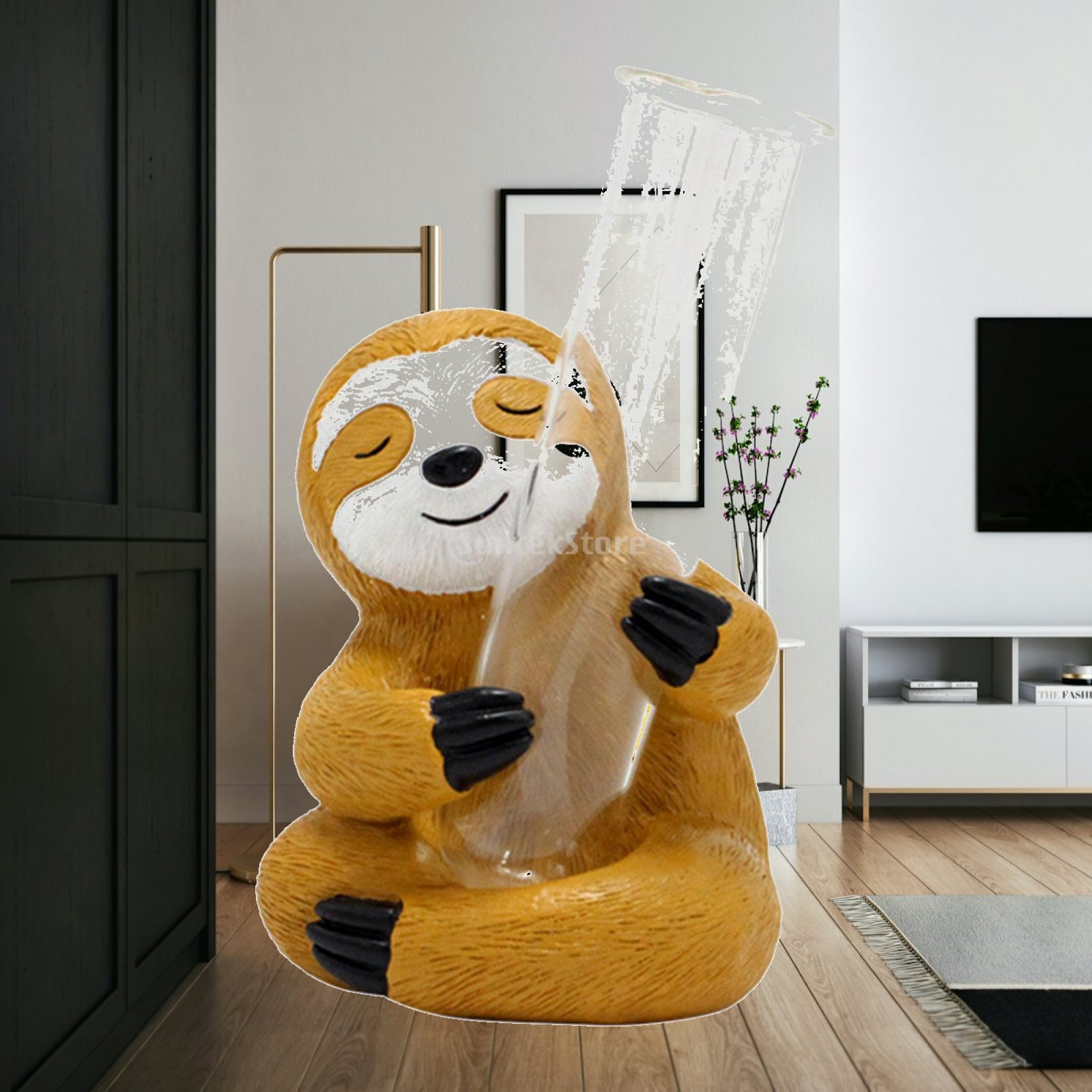 Resin Art Youtube - Flower Test Tube Vase Art Sloth