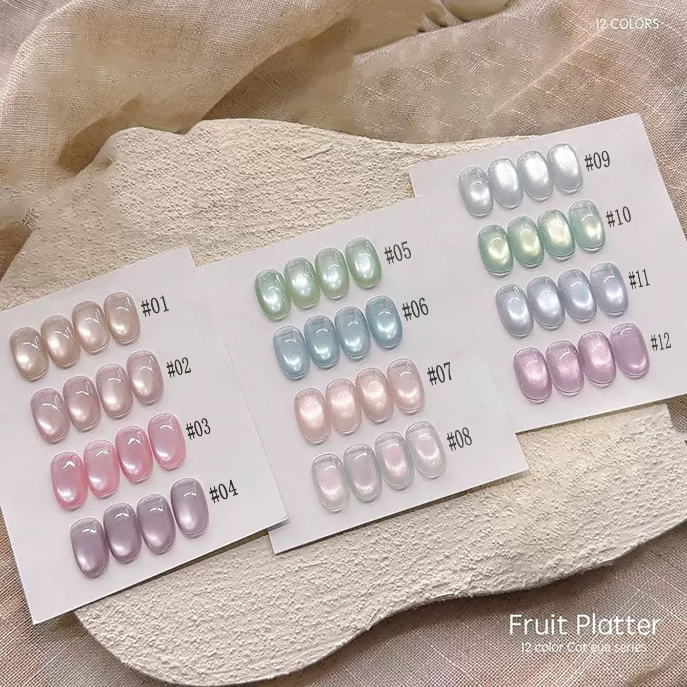 Resin Art Purple - MIANEL 10ML Fruit Platter Cat Eye