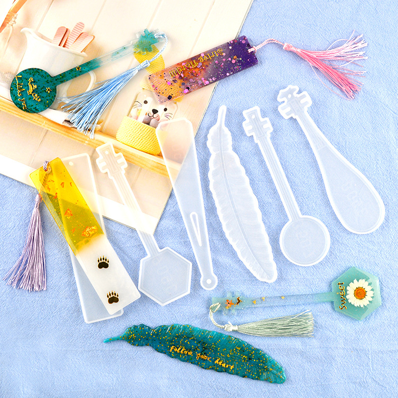 Tray Mold Rectangle - DIY UV Silicone Mould Bookmarks Epoxy