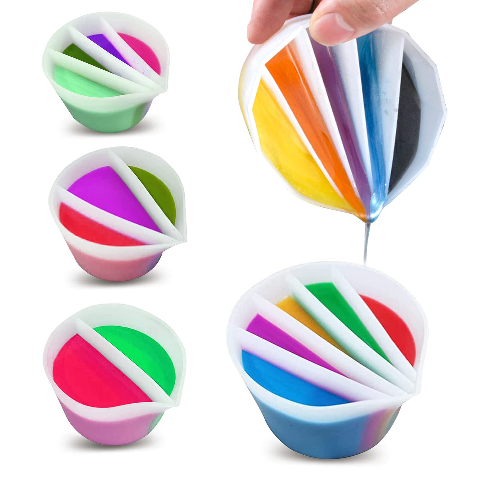 Resin Art Pouring - Split Cup For Paint Pouring Reusable