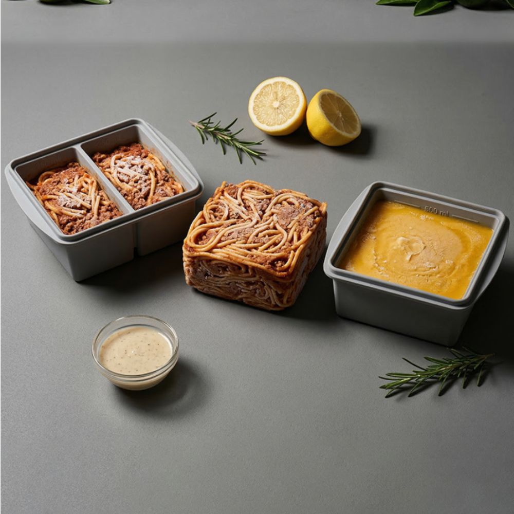 Tray Mold Rectangle - New Reusable Silicone Freezer Mold with