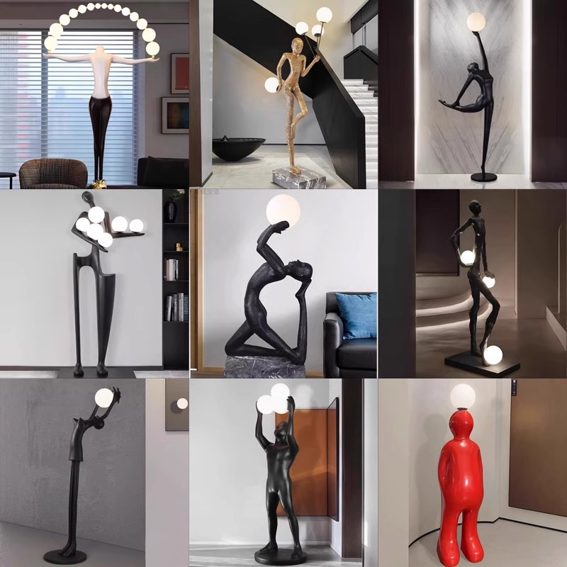 Resin Art Floor - Living Room Floor Lamp Crafts Hotel