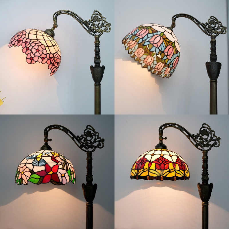 Resin Art Floor - Tiffany Floor Lamps Flowers Art Decor