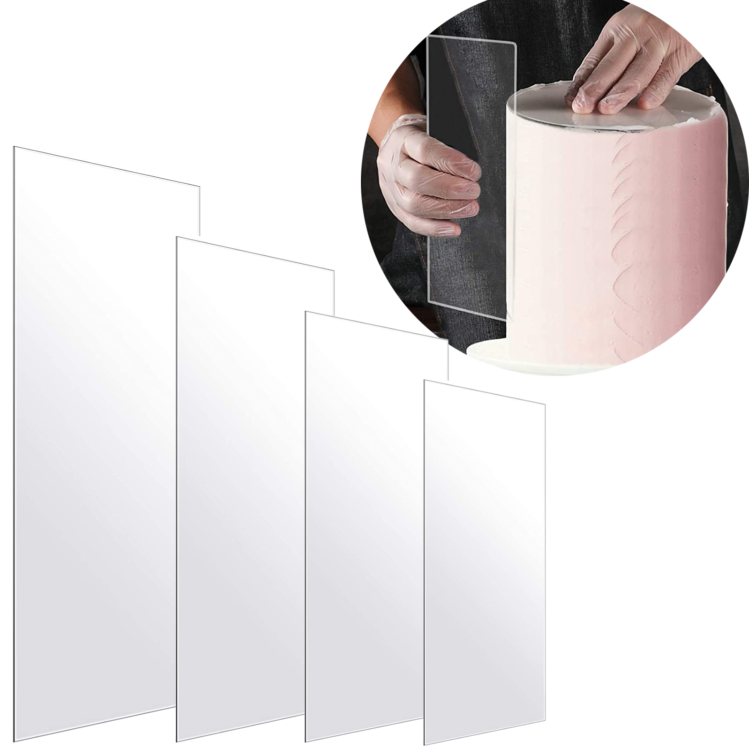 Tray Mold Rectangle - 2pcs Rectangle Acrylic Art Blank Board