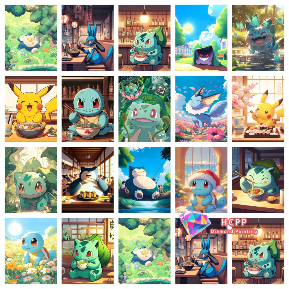 Pikachu Bulbasaur Squirtle Ani - огляд і ціна Resin Art For Beginners
