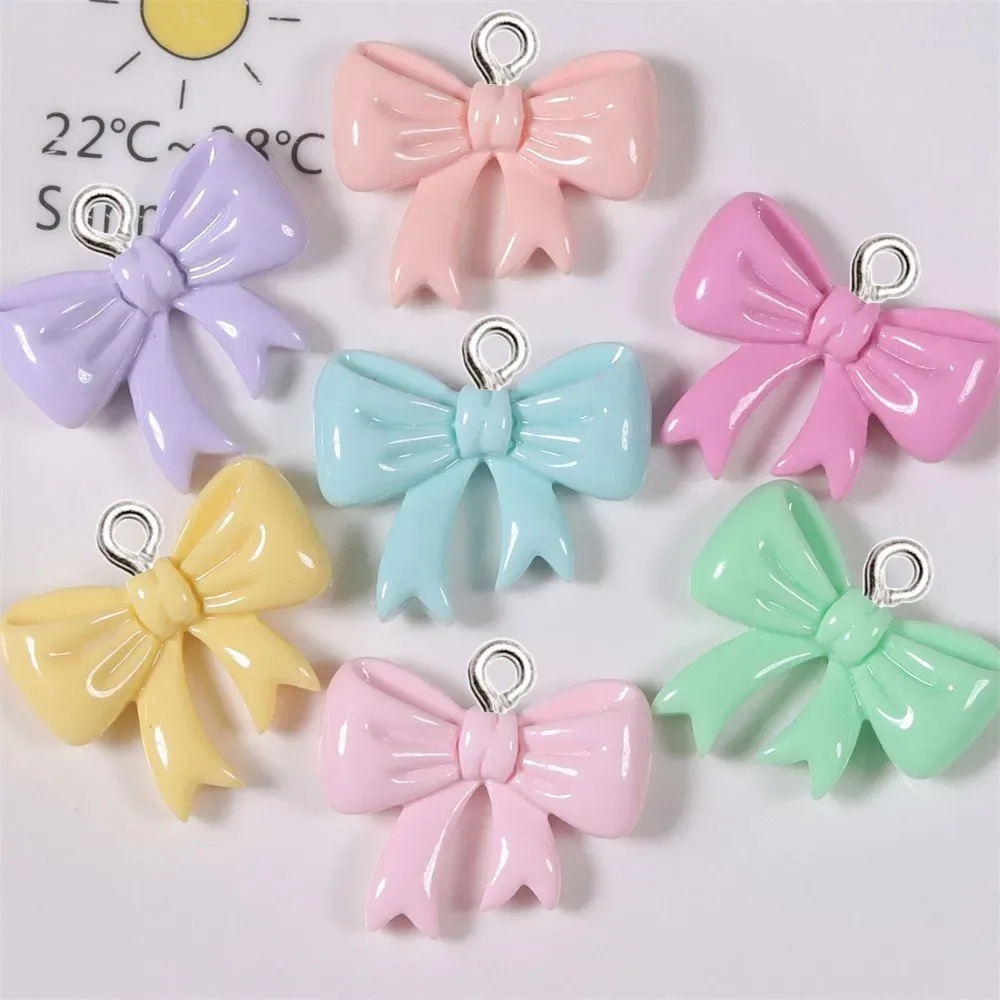 10 Pieces Candy Color Bow Resi - огляд і ціна Resin Art Handmade