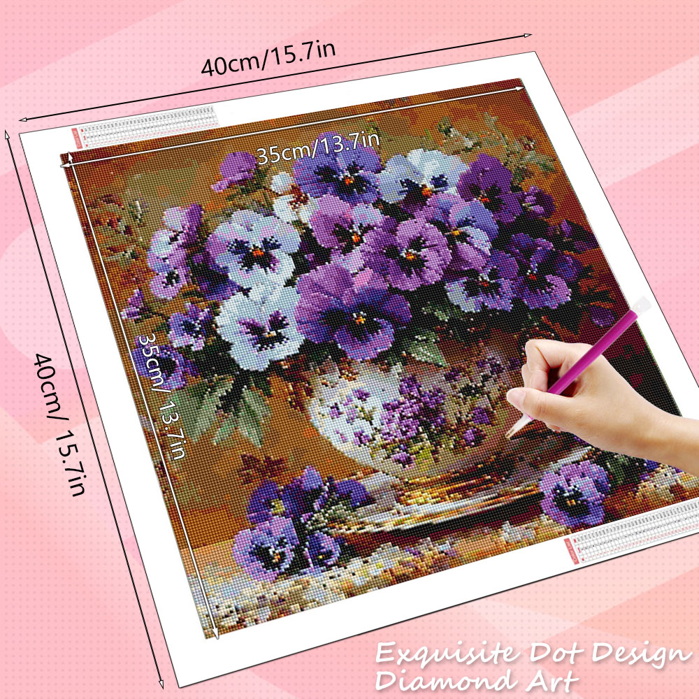 HUACAN 5D Diamond Mosaic Rose  - огляд і ціна Resin Art With Rose