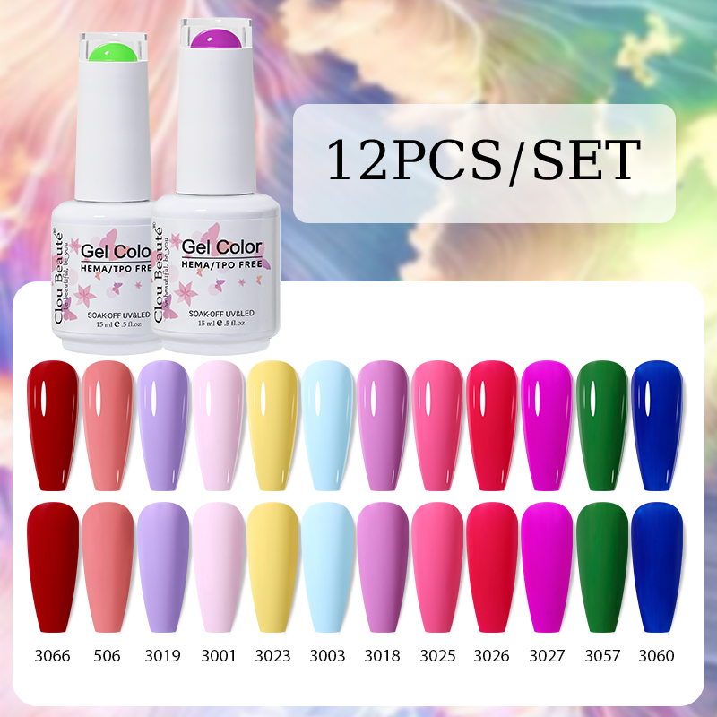Clou Beaute 12pcs Set Hema Fre - огляд і ціна Resin Art Pouring