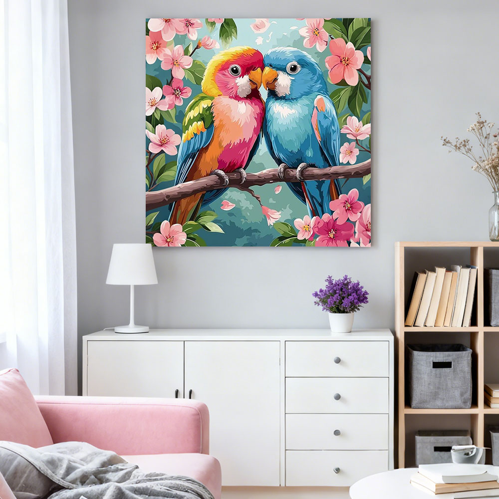 HUACAN Diamond Painting Bird F - огляд і ціна Resin Art With Rose