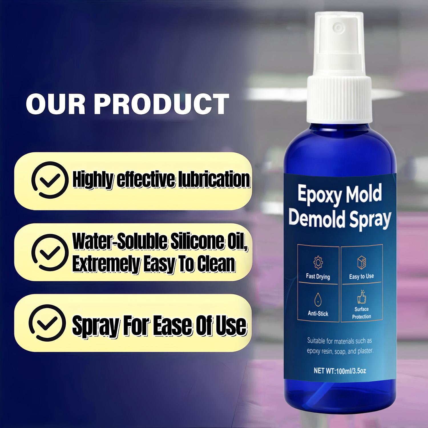 Release Spray for Silicone Mol - огляд і ціна Release Spray Silicone