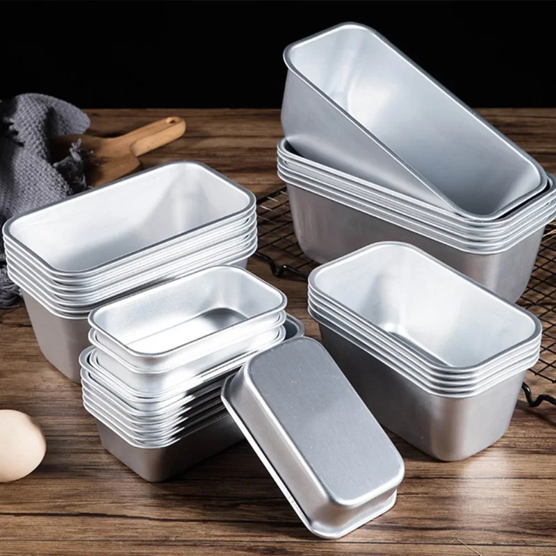 5 Size Aluminium Loaf Pan Rect - огляд і ціна Tray Mold Rectangle