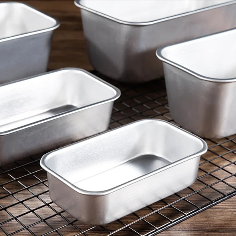 5 Size Aluminium Loaf Pan Rect - огляд і ціна Tray Mold Rectangle