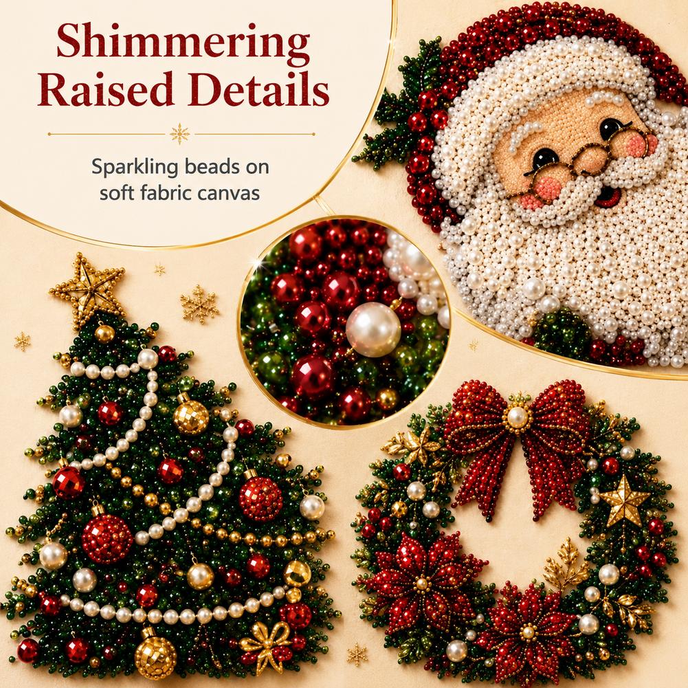 Christmas Santa Claus Pearl Ar - огляд і ціна Resin Art Gift