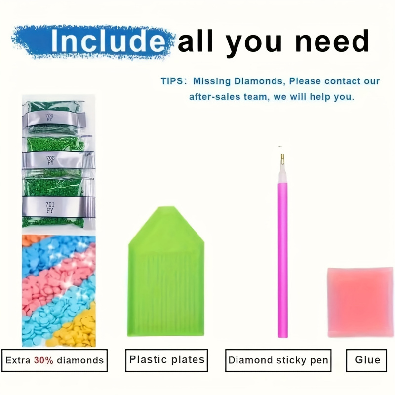 Diamond Painting Kit, Pink Sky - огляд і ціна Resin Art For Beginners