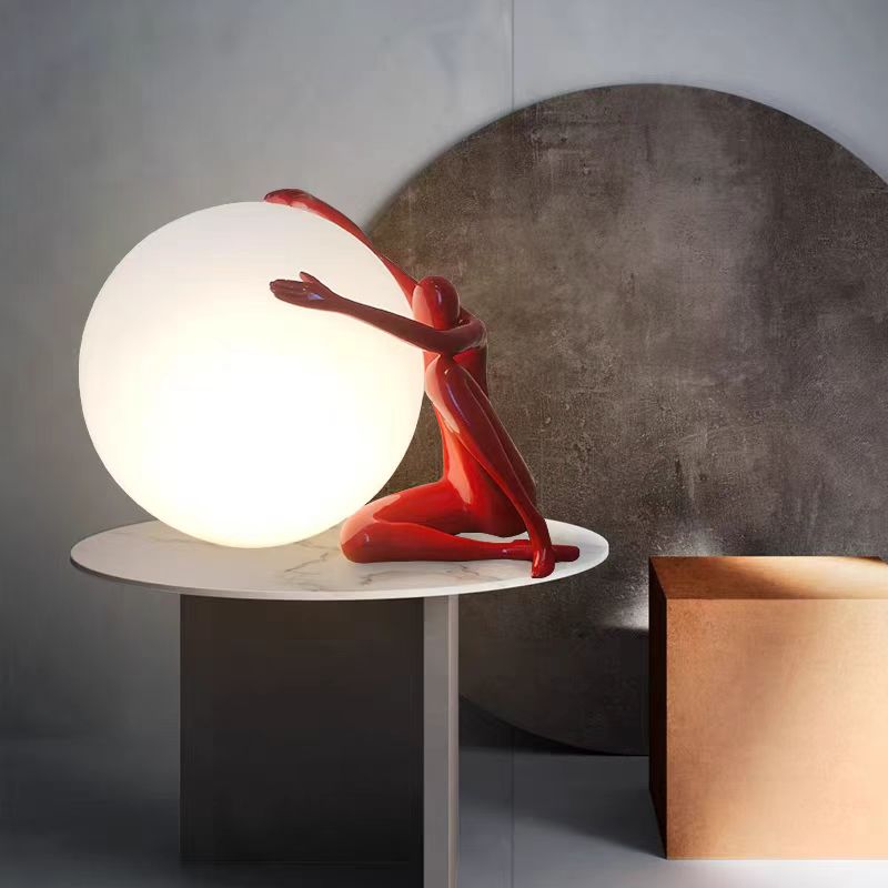 Nordic Art Floor Lamp Abstract - огляд і ціна Resin Art Floor