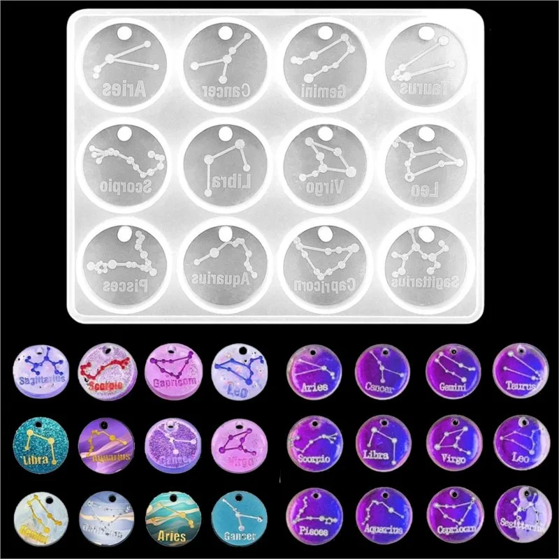 12 Zodiac Constellation Resin  - огляд і ціна Resin Art Epoxy