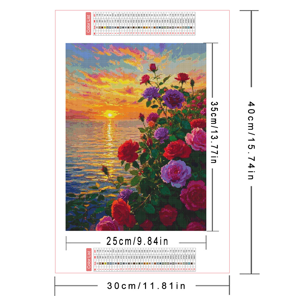 AZQSD Diamond Art Paintings Ro - огляд і ціна Resin Art With Rose