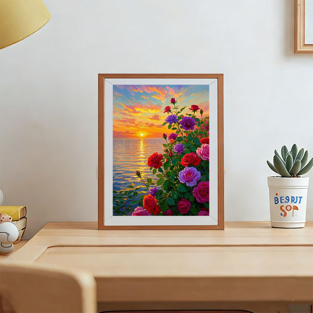 AZQSD Diamond Art Paintings Ro - огляд і ціна Resin Art With Rose