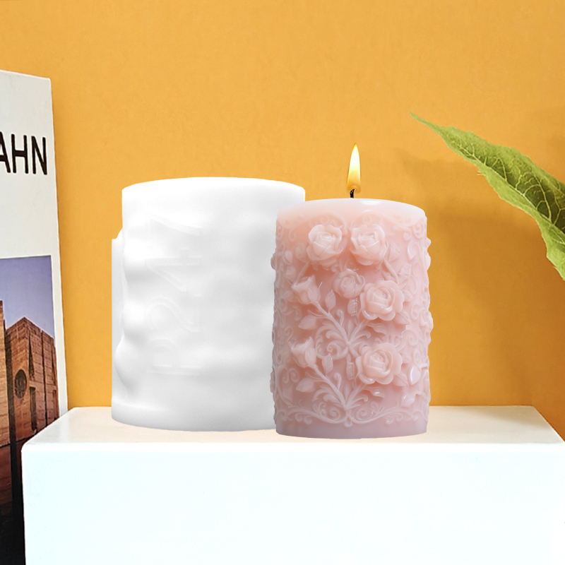 Double Heart Connected White D - огляд і ціна Resin Art With Rose