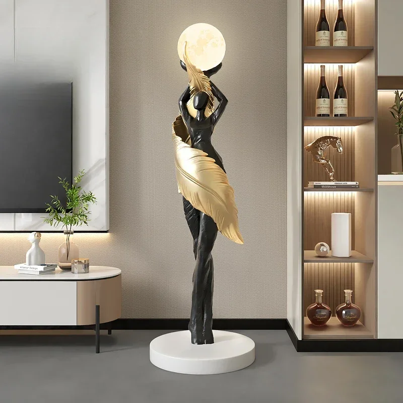 Portable Modern Abstract Feath - огляд і ціна Resin Art Floor