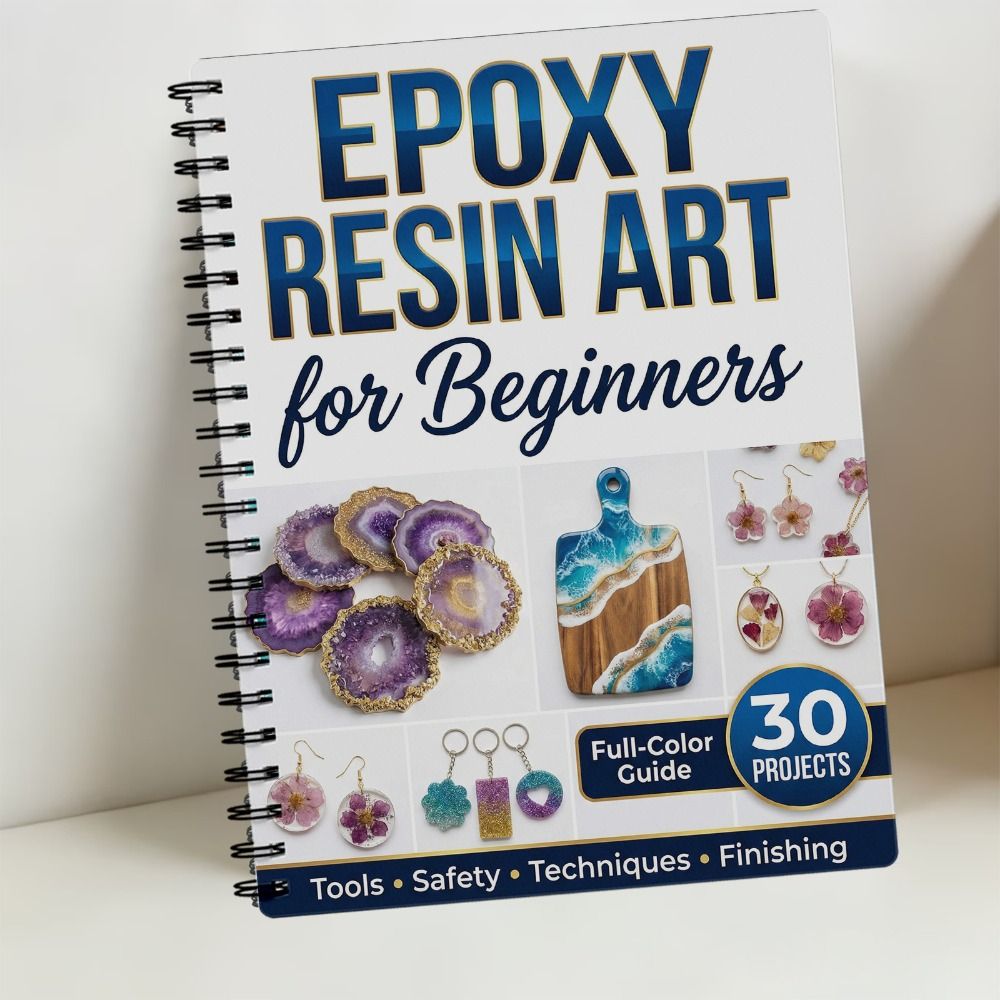 Step-by-Step Epoxy Resin Art H - огляд і ціна Resin Art Guide Free
