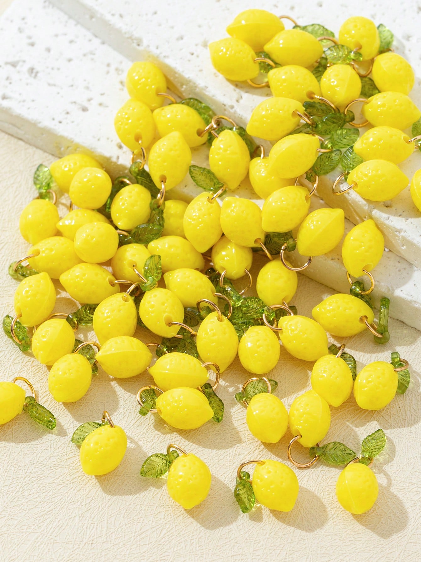 10Pcs 3D Lemon Resin Charms Pe - огляд і ціна Resin Art Earrings