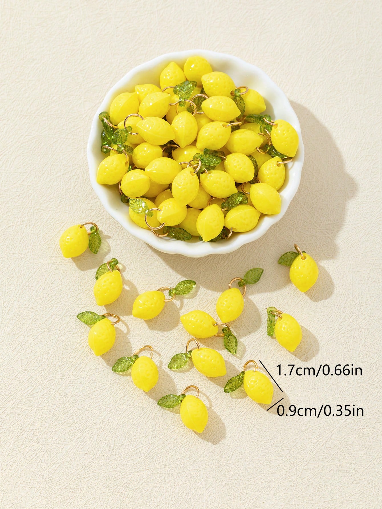 10Pcs 3D Lemon Resin Charms Pe - огляд і ціна Resin Art Earrings