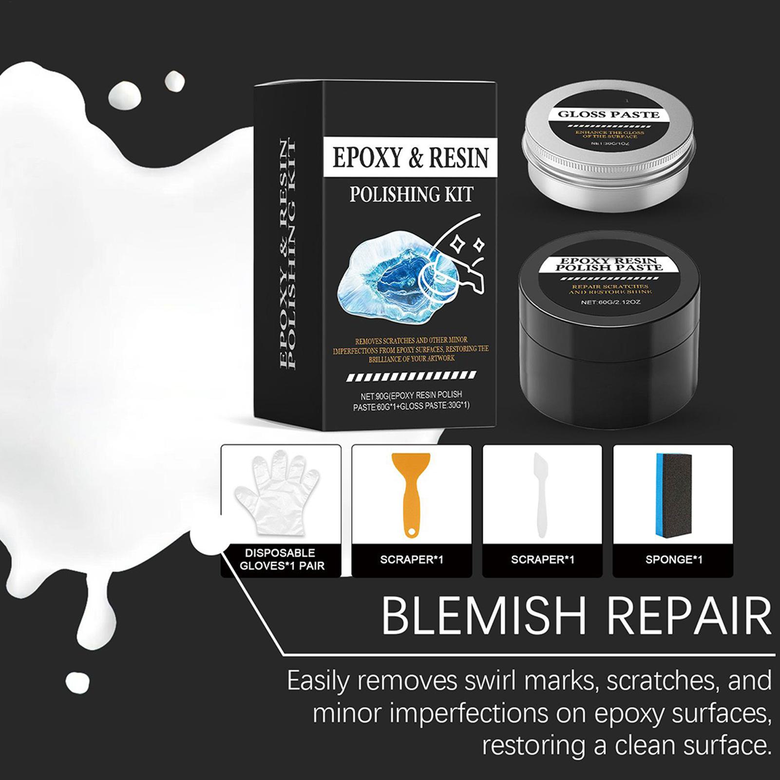 Epoxy Resin Polishing Kit - Cr - огляд і ціна Resin Art For Beginners
