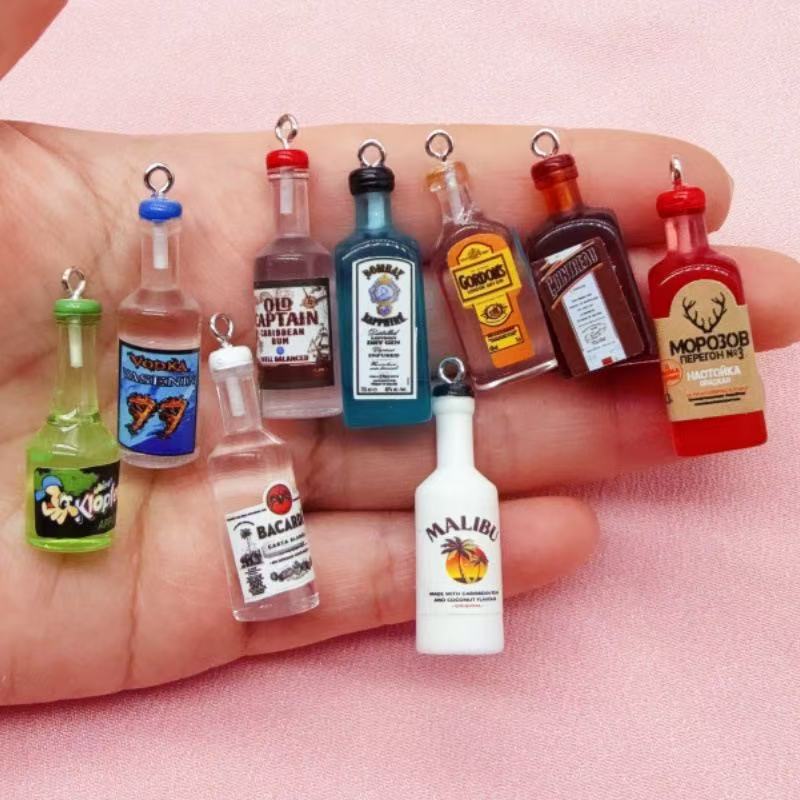11pcs Mini Simulation Resin 3D - огляд і ціна Resin Art Earrings