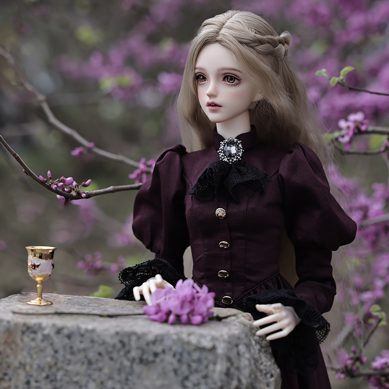 Elina BJD Doll 1/3  Beautiful  - огляд і ціна Resin Art Purple