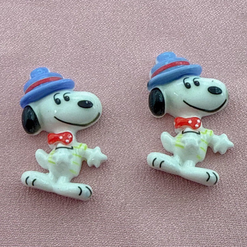 10pcs resin cute little dog pe - огляд і ціна Resin Art Earrings