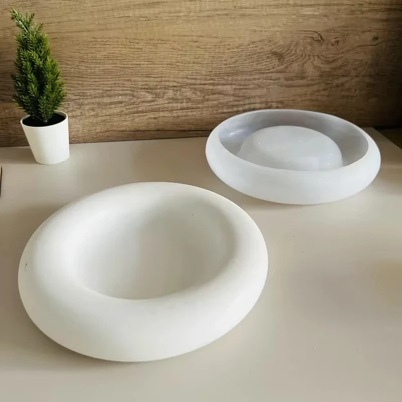 Big Round Tray Cement Silicone - огляд і ціна Tray Mold Rectangle
