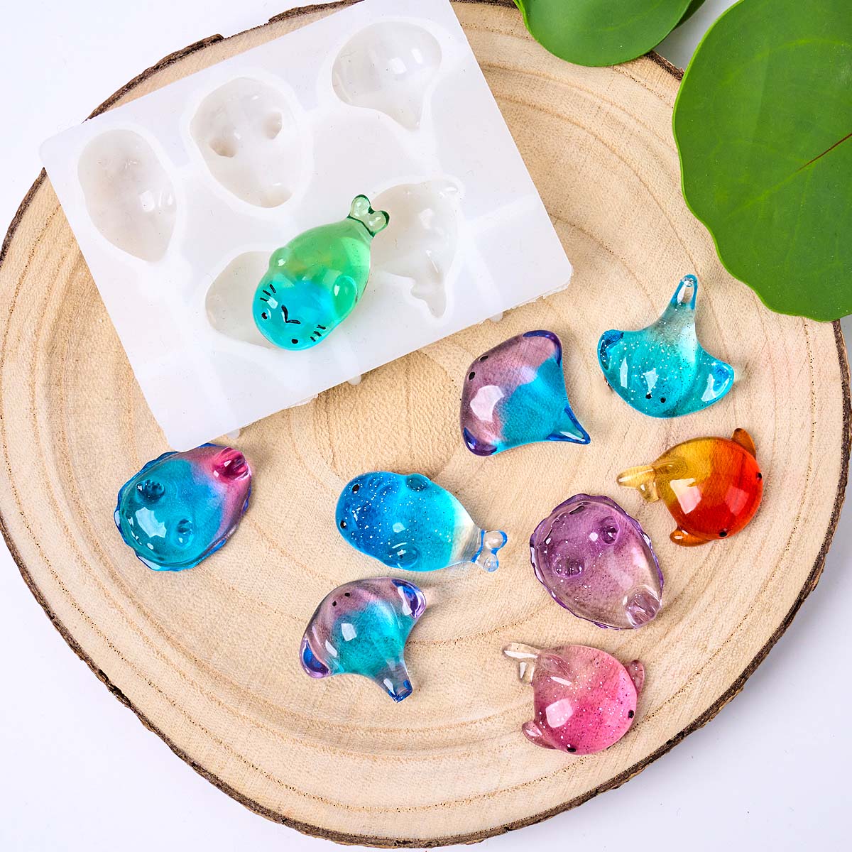 3D Healing Kawaii Manta Ray Wh - огляд і ціна Resin Art Epoxy