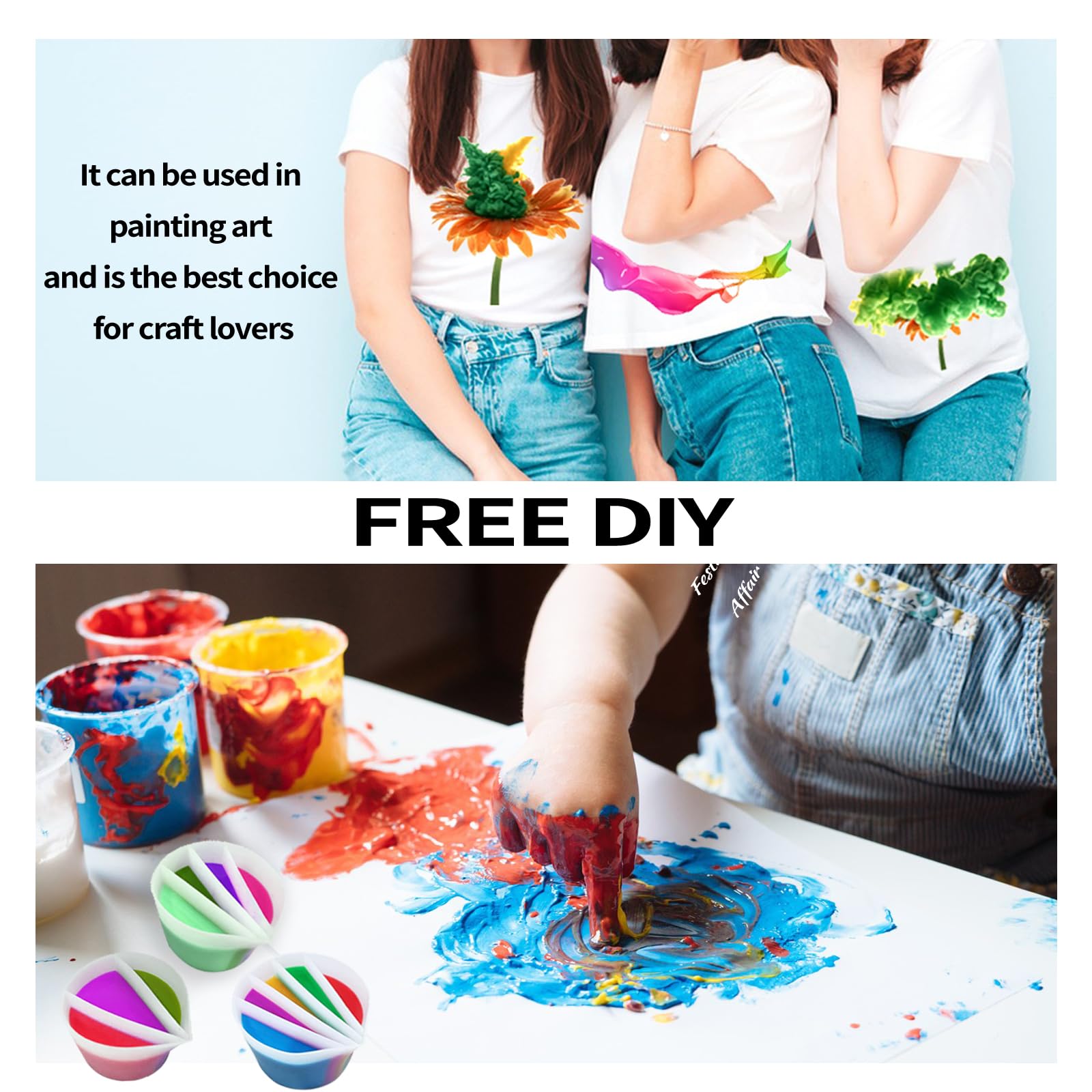 Split Cup For Paint Pouring Re - огляд і ціна Resin Art Pouring