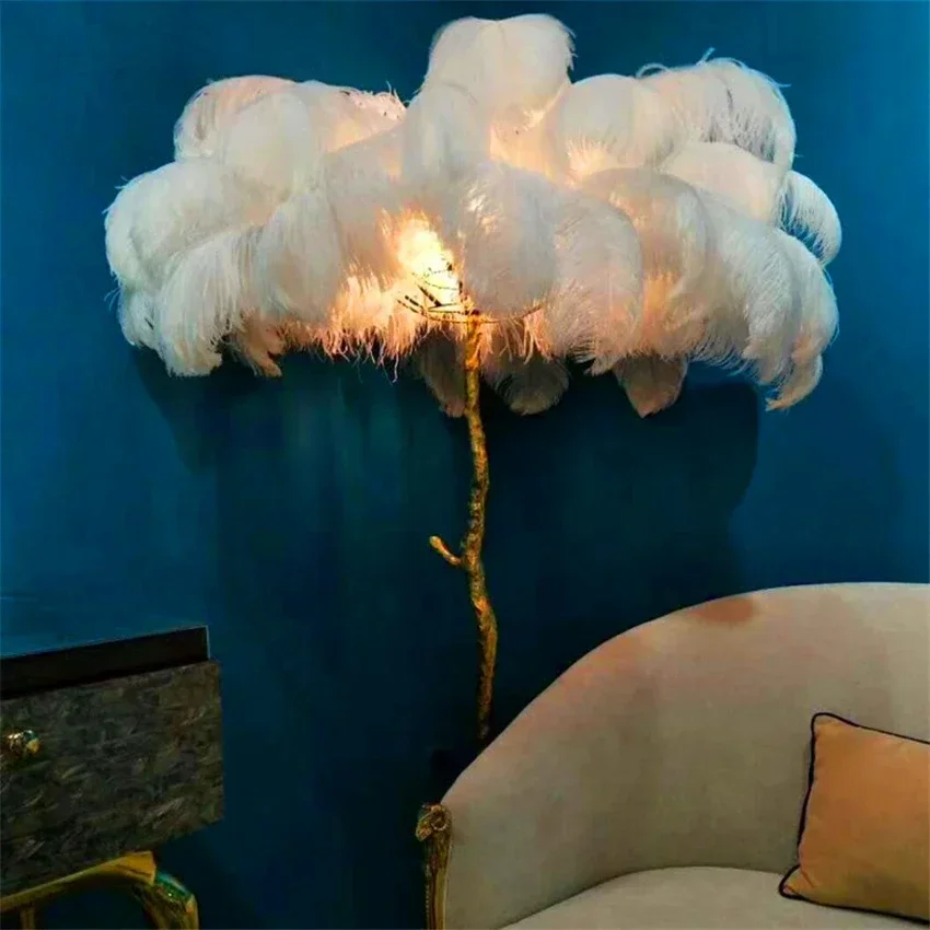 Modern Led Ostrich Feather Flo - огляд і ціна Resin Art Floor