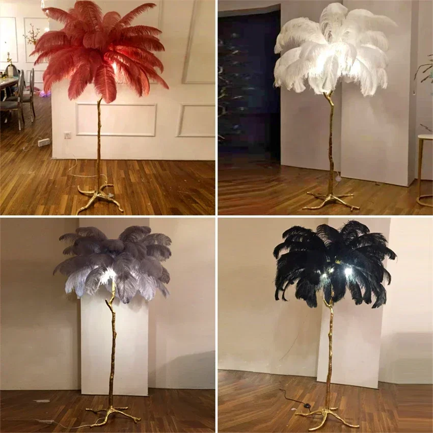 Modern Led Ostrich Feather Flo - огляд і ціна Resin Art Floor