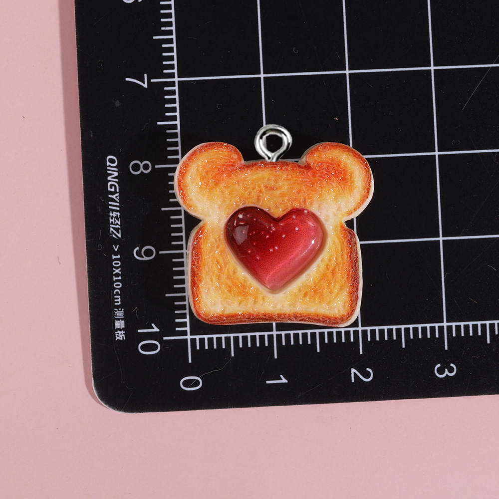 10pcs Heart Bear Cat Animal Sh - огляд і ціна Resin Art Earrings