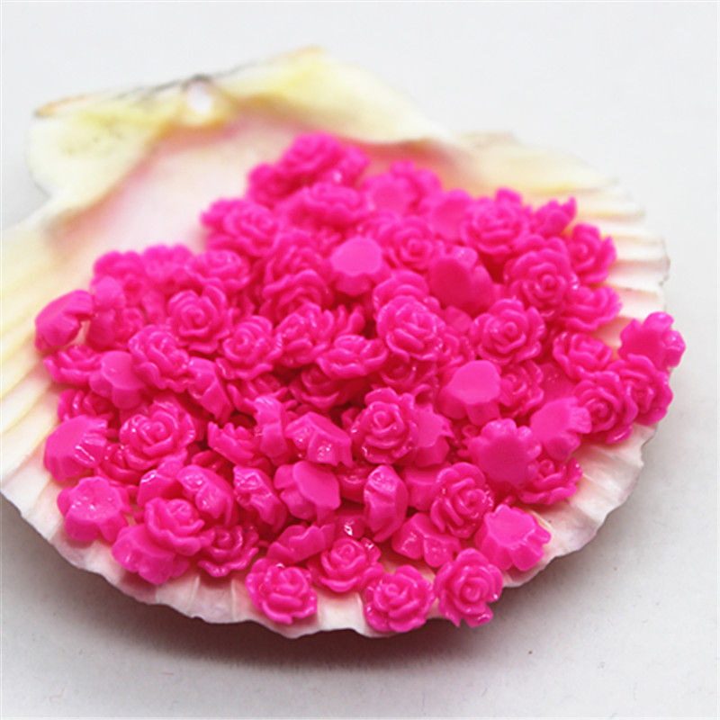 100pcs 6mm Resin Mini Rose Flo - огляд і ціна Resin Art With Rose