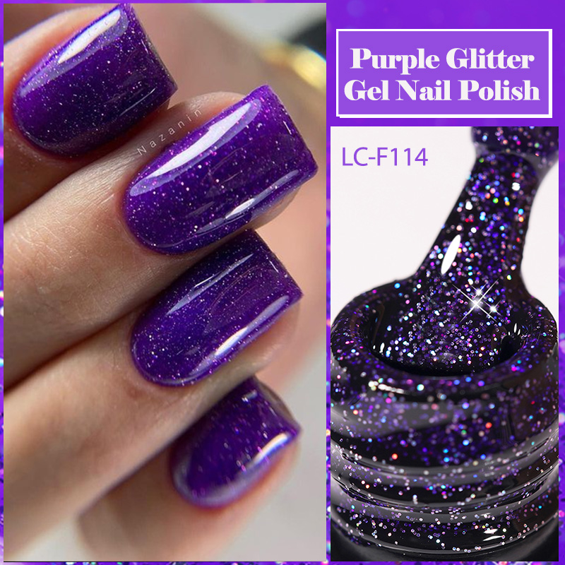 LILYCUTE Purple Glitter Sequin - огляд і ціна Resin Art Purple