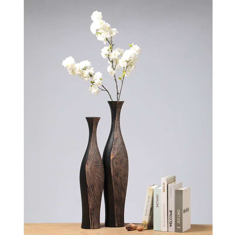 Retro Tall Resin Floor Vase, E - огляд і ціна Resin Art Floor