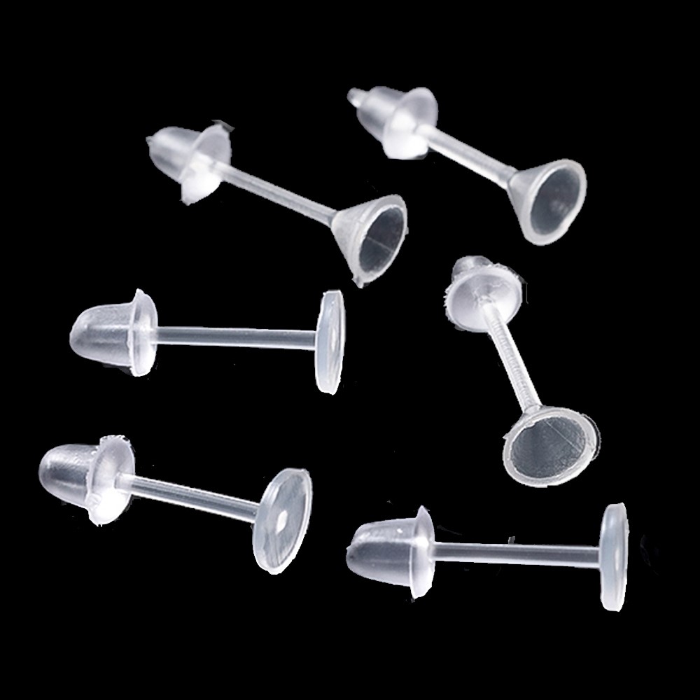 100pcs White Hypoallergenic Ea - огляд і ціна Resin Art Earrings