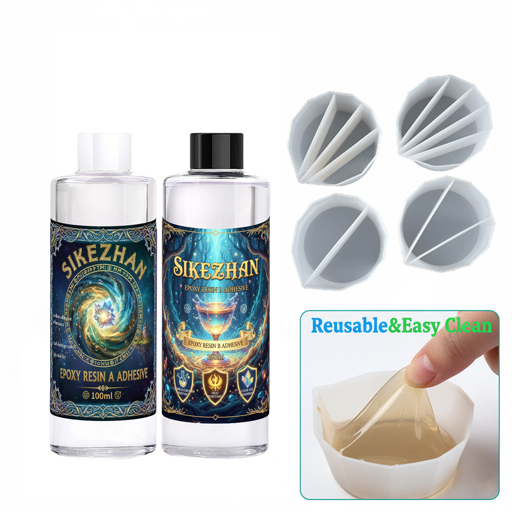 Epoxy Resin Kit with 4 Silicon - огляд і ціна Resin Art Pouring