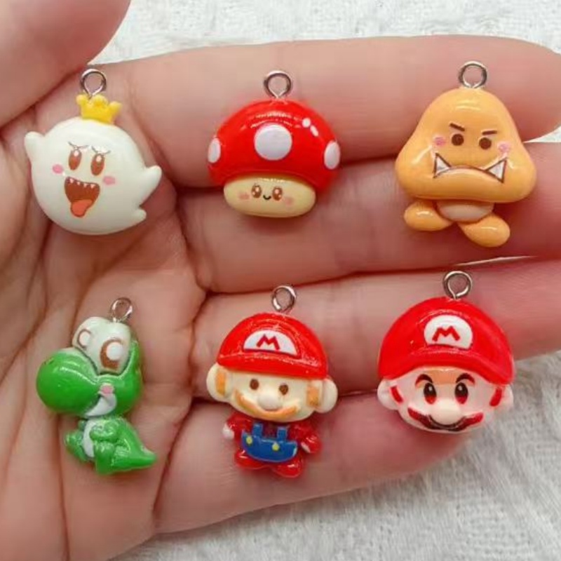 10pcs resin cartoon pendant, D - огляд і ціна Resin Art Handmade