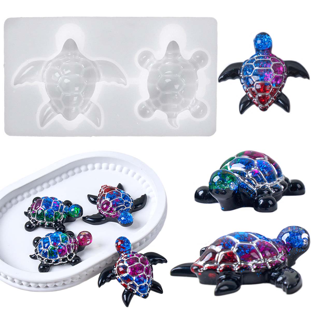 3D Sea Turtle Keychain Silicon - огляд і ціна Resin Art Epoxy