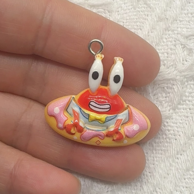 10pcs cartoon resin pendant, D - огляд і ціна Resin Art Earrings