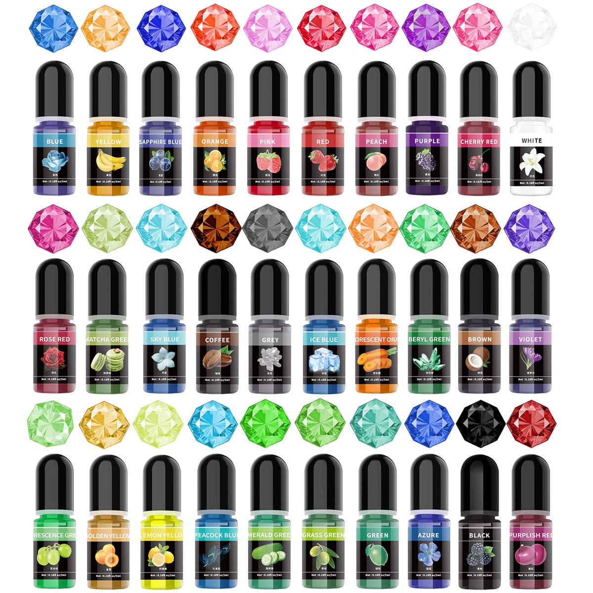 5ml/Bottle Epoxy Resin Pigment - огляд і ціна Resin Art Epoxy